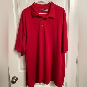 Men’s big and tall, 3XLT, performance polo. Like new condition